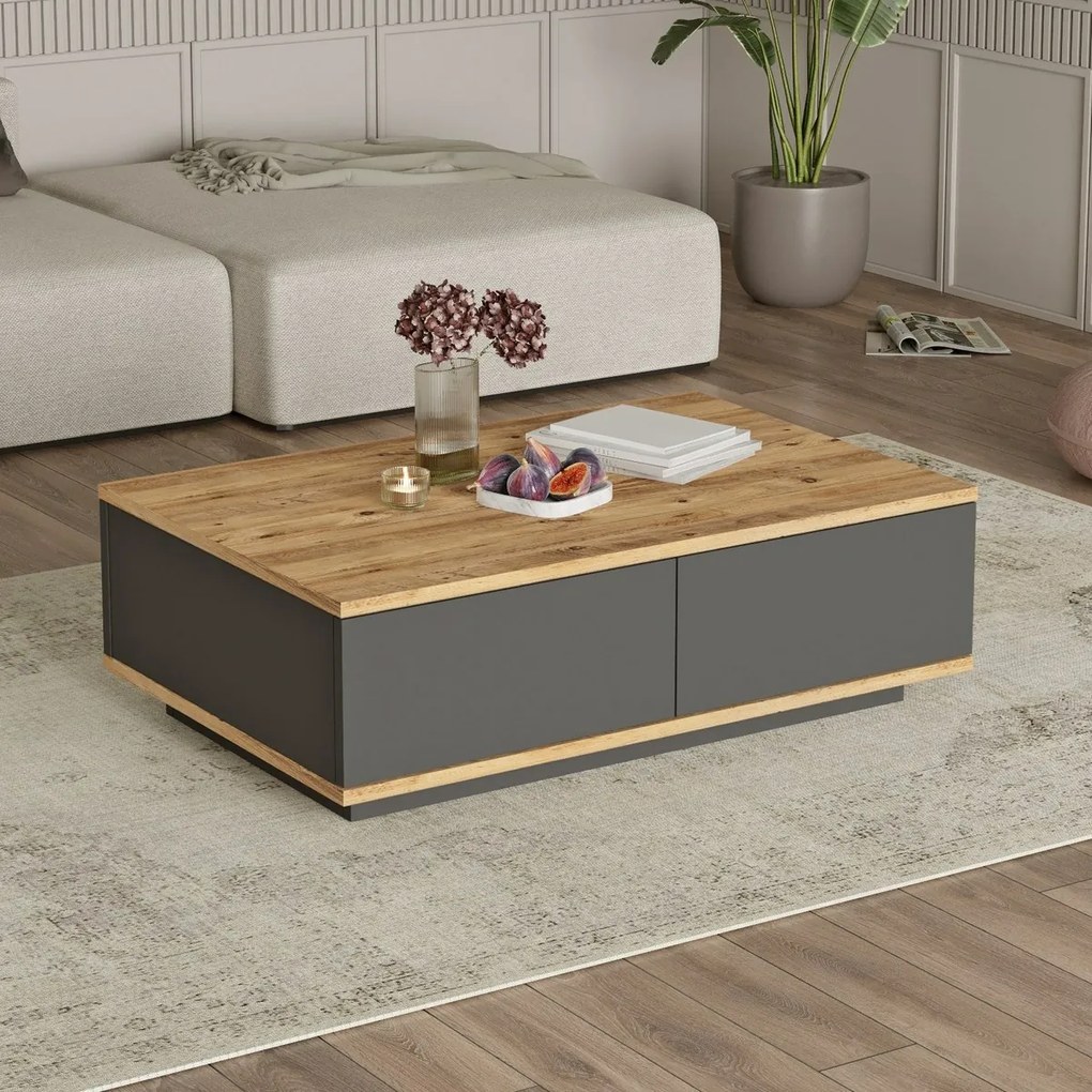 Frem Anthracite és Atlantic Pine konferenciaasztal