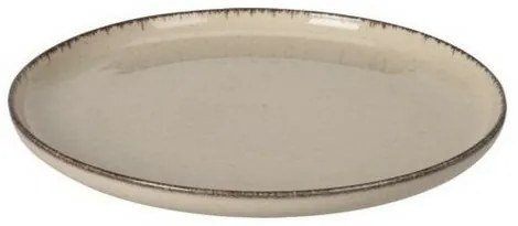 EH Beige porcelán lapostányér, 24 cm