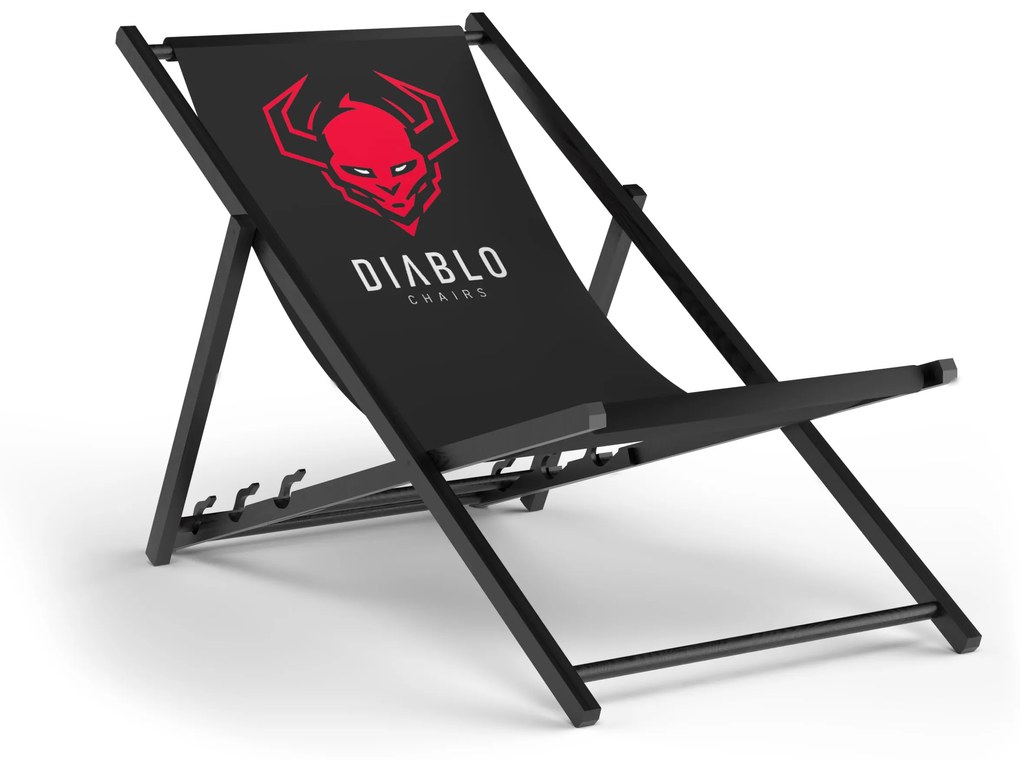 DIABLO CHAIRS Fekete színű kerti nyugágy