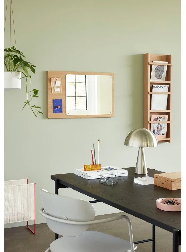 Fali tükör tömörfa kerettel 80x50 cm Split – Hübsch