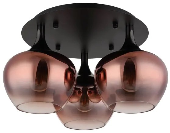 Globo 15548-3DG - Felületre szerelhető csillár MAXY 3xE27/40W/230V réz