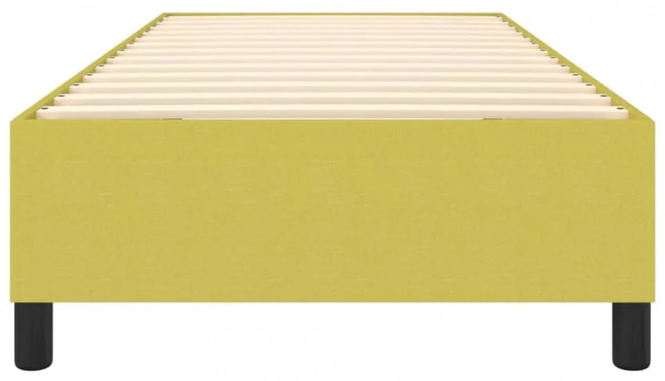 zöld szövet ágykeret 80 x 200 cm