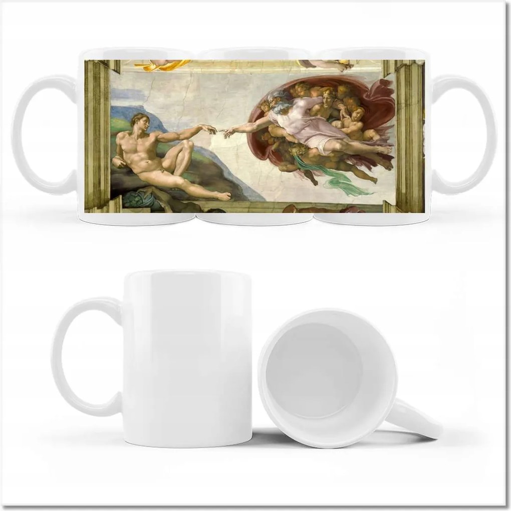 Fotó bögre Ádám teremtése