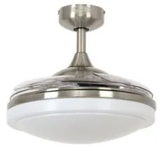 FANAWAY 212982- Mennyezeti ventilátor EVORA 2xE27/20W/230V króm + távirányítás