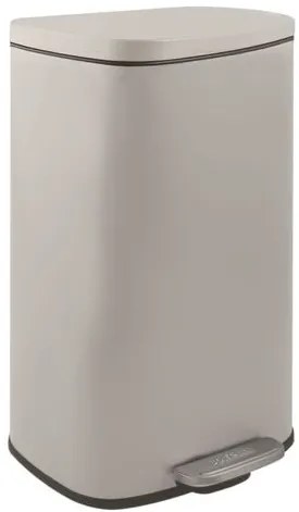 Spirella Spirella pedálos szemetes akira matt szürke-barna acél soft-close 30 l 10.21566