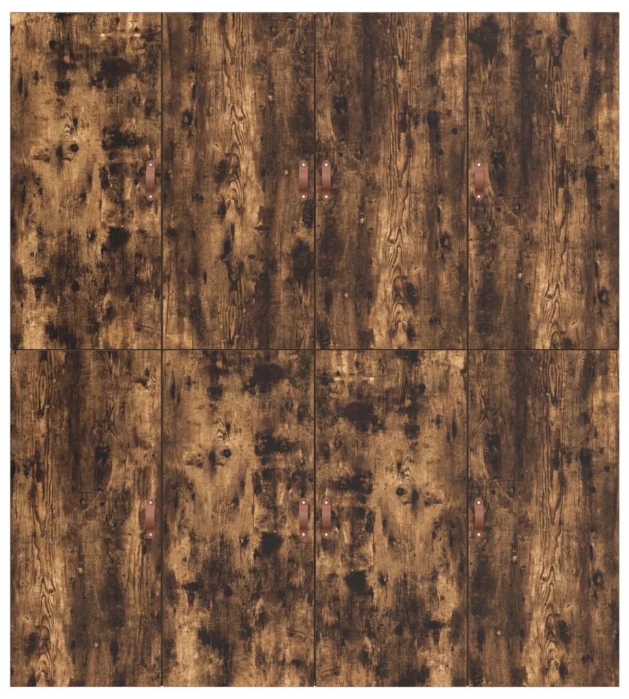 Tároló Ágykeret Füstölt Tölgy 200x200 cm