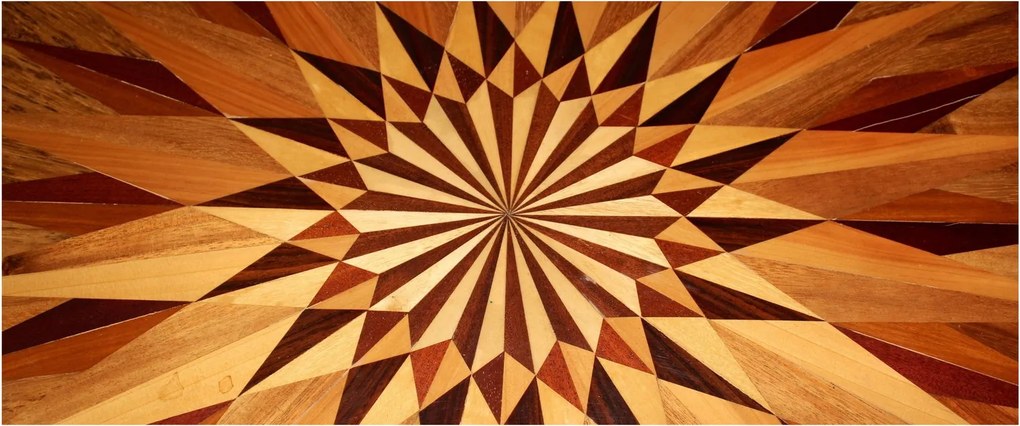 Kép - Fa kollázs (120x50 cm)