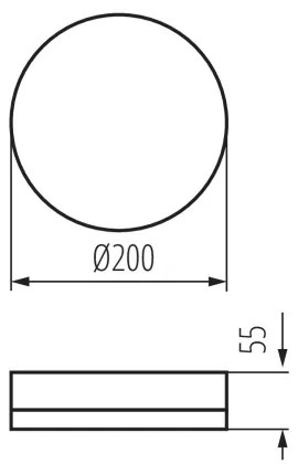 Kanlux 37290 - LED Ipari mennyezeti világítás IPER LED/10W/230V IK10 IP65 kerek fehér