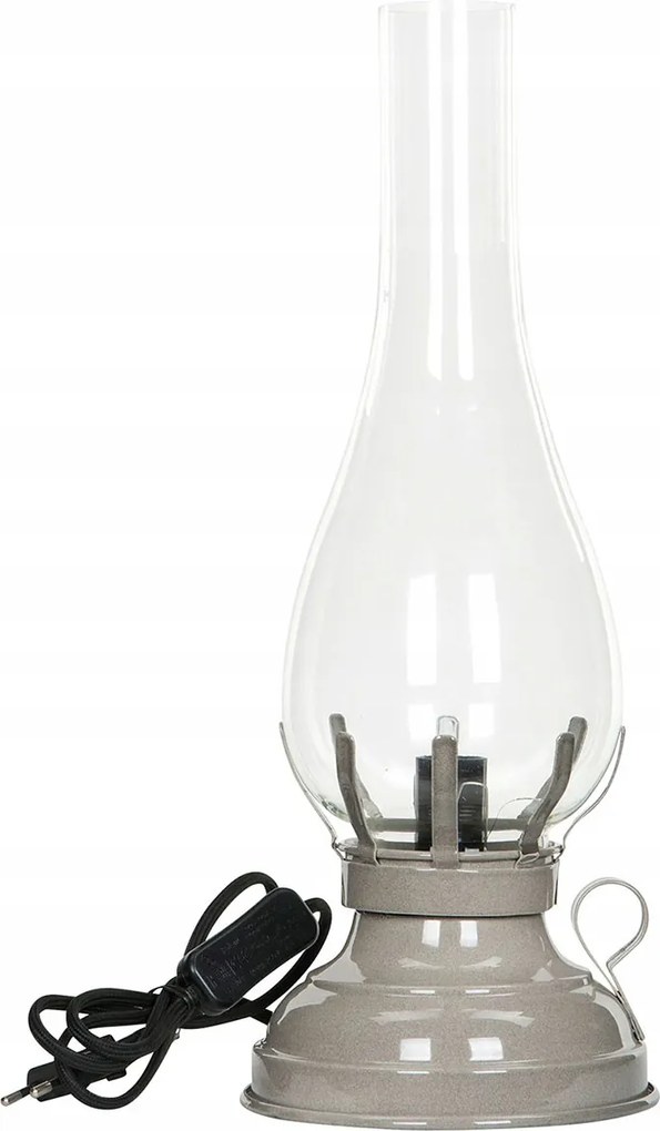 Sana éjjeli asztali lámpa üveg lámpabúra 42cm magas