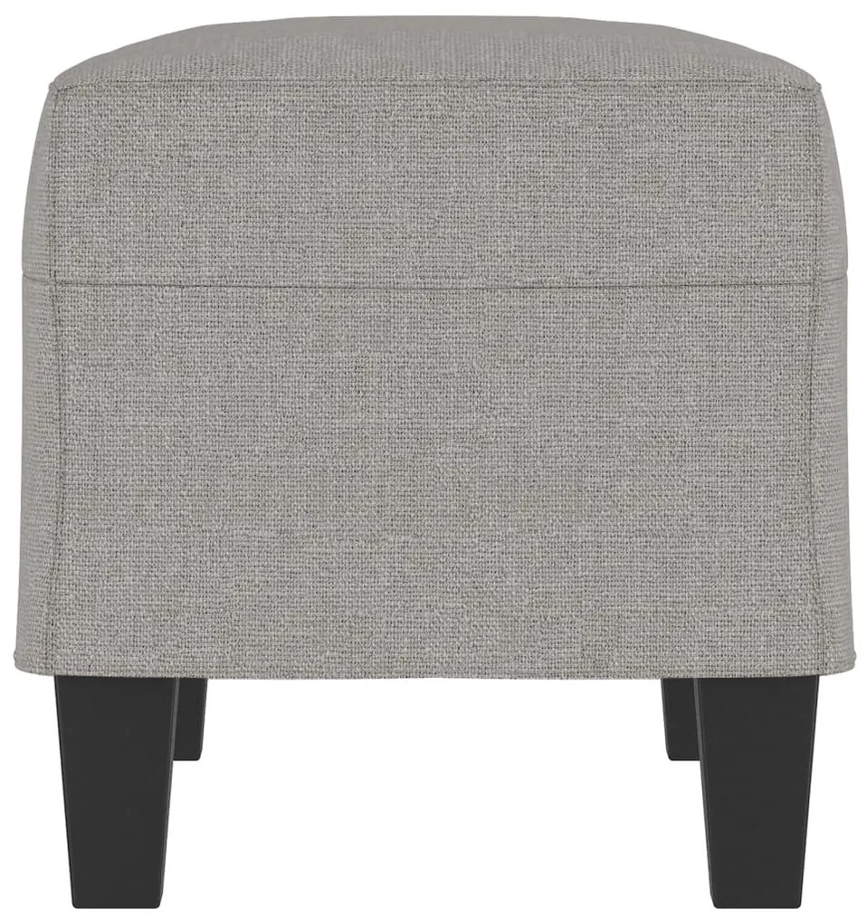 vidaXL világosszürke szövet pad 70 x 35 x 41 cm