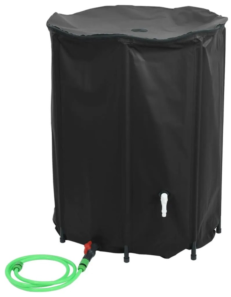 összecsukható PVC víztartály csappal 1350 L