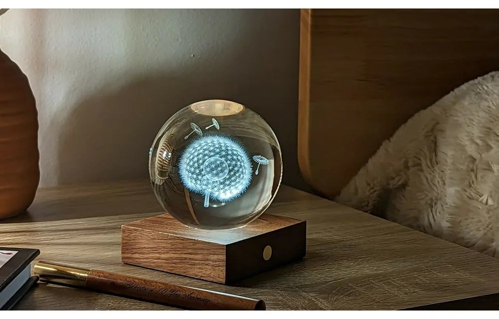 Sötétbarna USB fénydekoráció Amber – Gingko