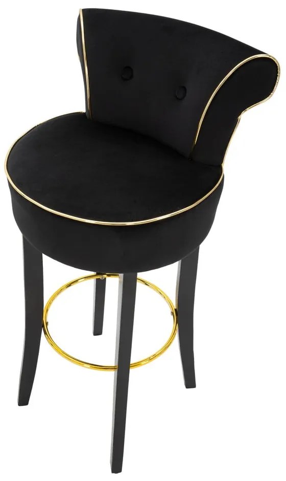 Kék bársony bárszék 96 cm Luxy – Mauro Ferretti