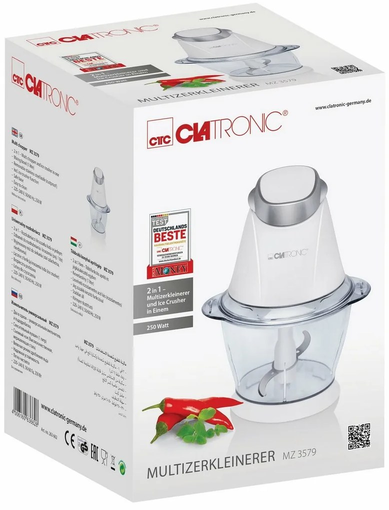 Clatronic MZ 3579 jégaprító, fehér
