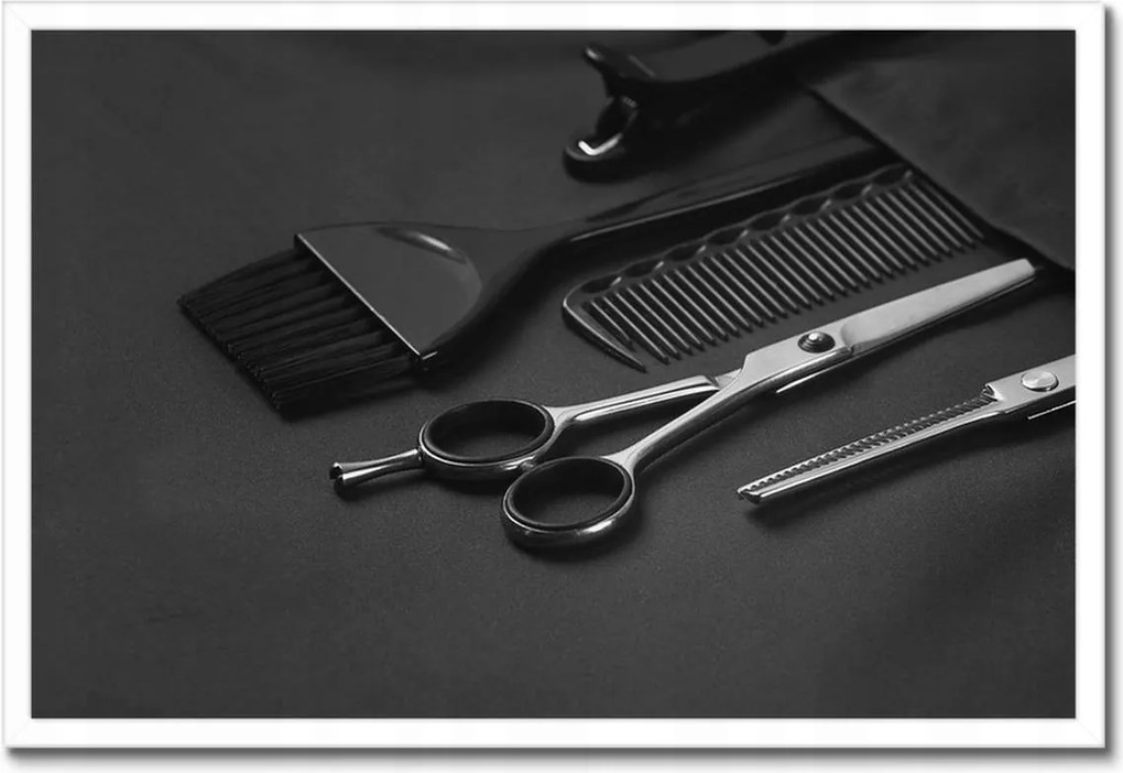 Poszterek keretben 60x40 Barber eszközök