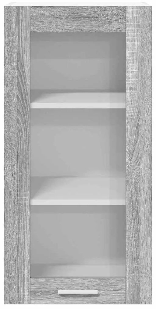 Függő szekrény Riga 2 pcs Szürke Sonoma 40 x 31 x 80 cm Faanyag