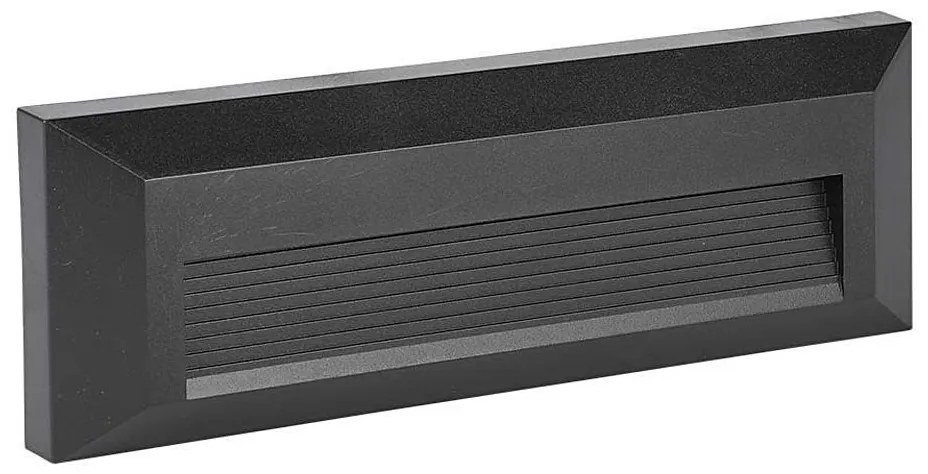 LED kültéri lépcsővilágítás LED/3W/230V IP65 4000K fekete