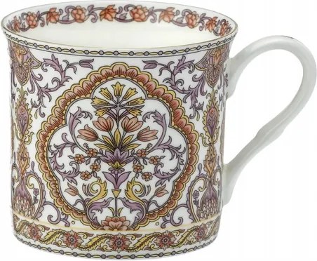 Porcelán bögre keleti mintás bögre 300 ml Bone China