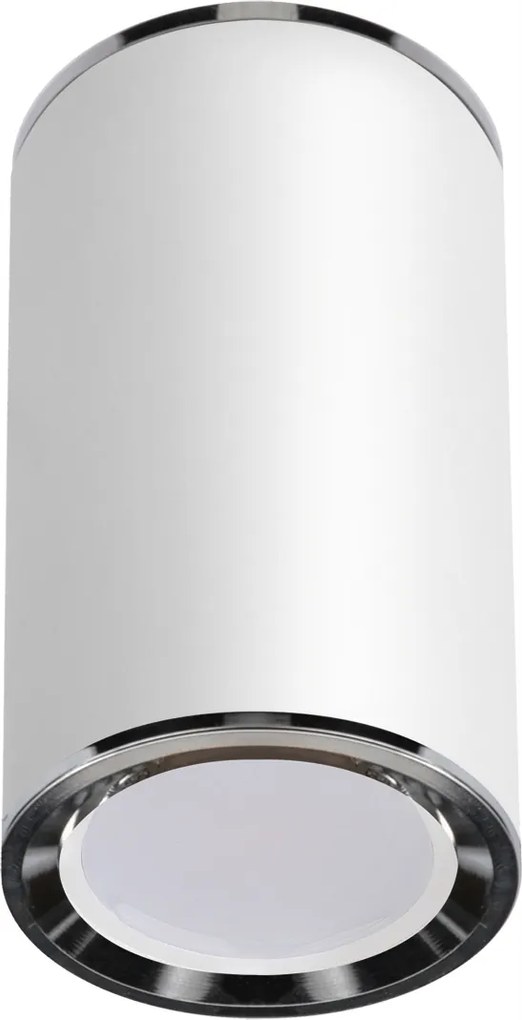 Mennyezeti lámpatest falra szerelhető kerek cső Megan Dwl GU10 fehér