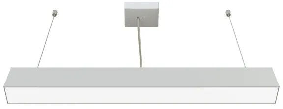 APLED - LED Csillár zsinóron LOOK LED/23W/230V 4000K 60 cm ezüst