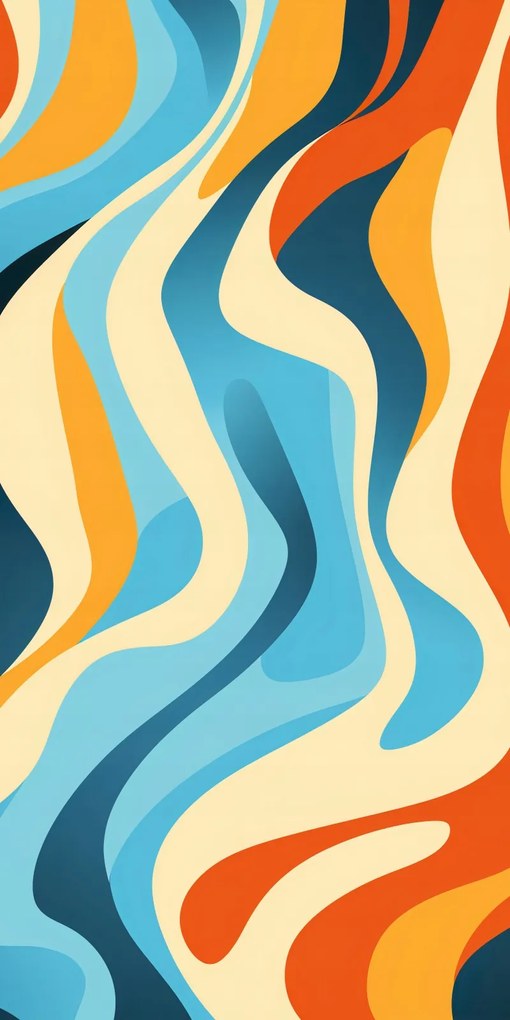 Poszter 50x100cm Táncoló hullámok