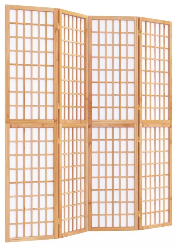 4 paneles japán stílusú összecsukható paraván 160 x 170 cm