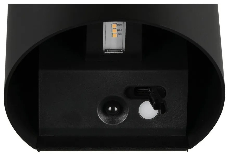 USB LED fali kültéri lámpa mozgásérzékelővel (magasság 10 cm) Genie – Reality