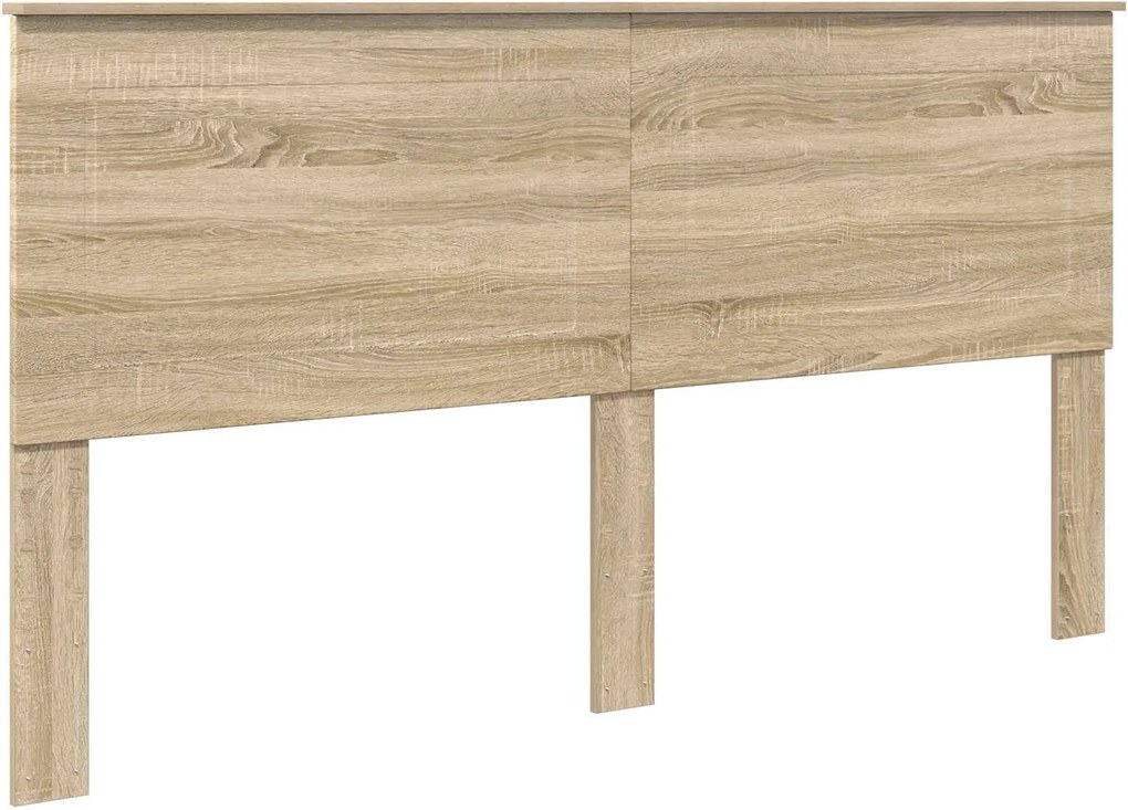 vidaXL Fejtámla Sonoma tölgy 180 cm Faanyag