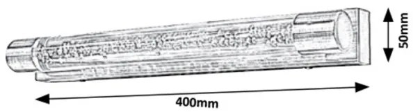 Rabalux 5787 - LED Fürdőszobai fali lámpa ABBEY 2xLED/5W/230V IP44