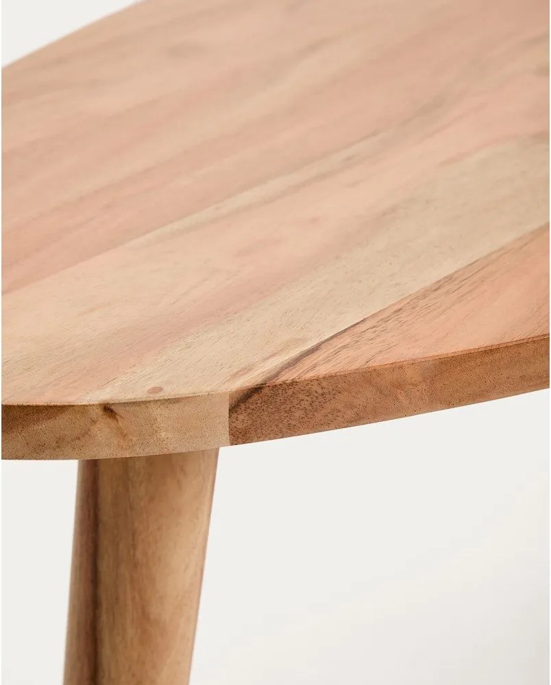 Natúr színű akácfa dohányzóasztal 60x110,5 cm Duvani – Kave Home