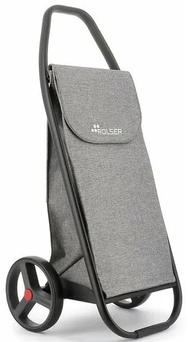 Rolser Com Tweed 8 Black Tube kerekesbevásárlótáska, szürke