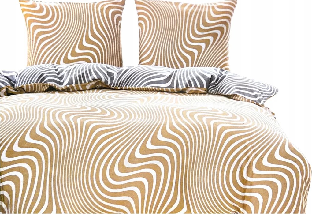 Ágynemű garnitúra 220x200 +2x 70x80 kétoldalas szatén pamut