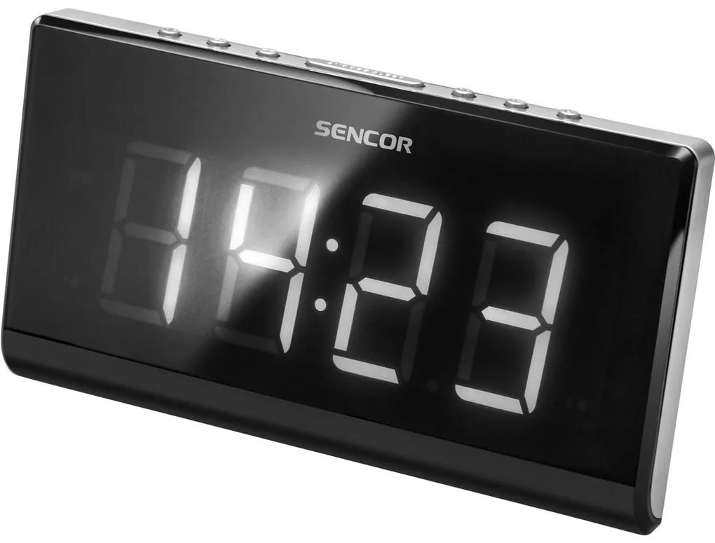 Sencor SRC 340 rádiós ébresztőóra, fekete