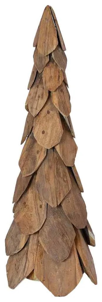 Karácsonyfa állvánnyal Barna 80 cm Tömör tíkfa