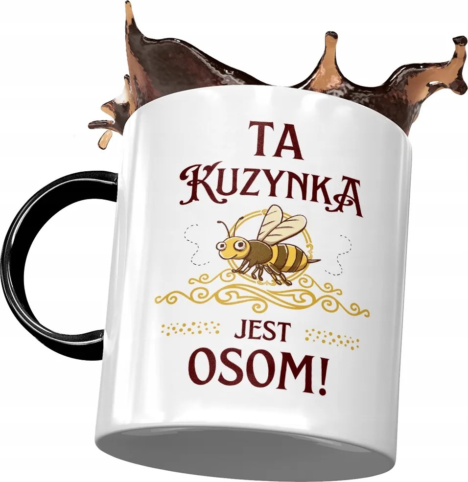 Fekete Bögre Unokatestvérnek Születésnapra Ajándék Nyomtatott Fotóval