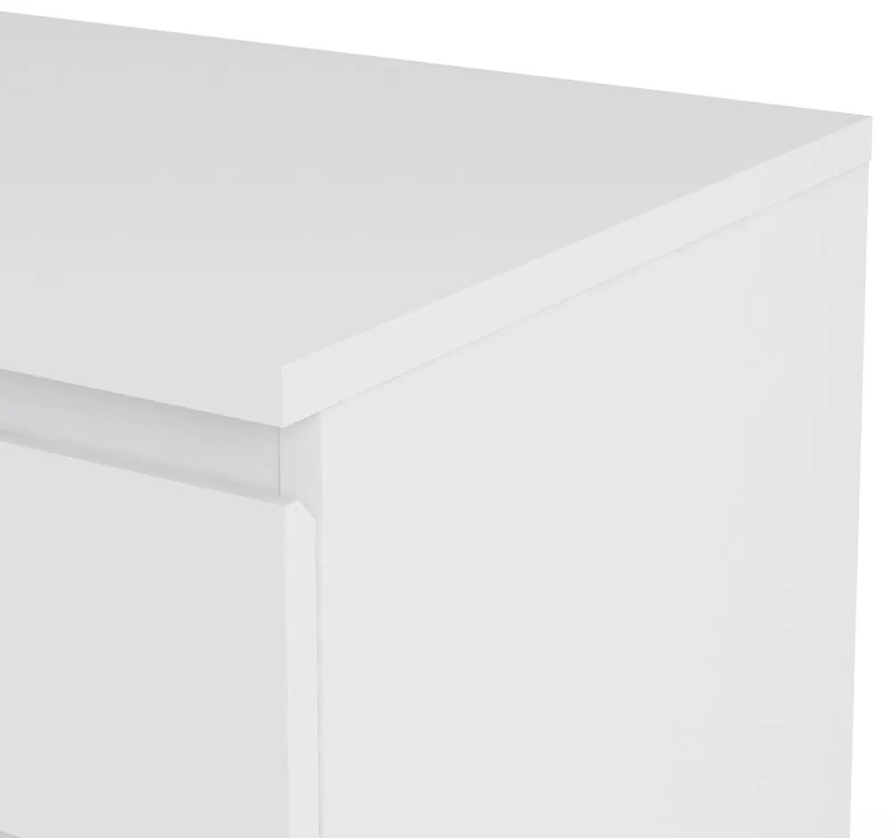 Fehér magas komód 77x107 cm Nova – Tvilum
