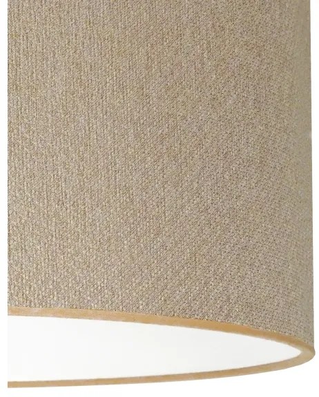 Duolla - Csillár zsinóron ROLLER ECO RECYCLING 1xE27/15W/230V átm. 45 cm krémes