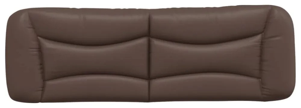 barna műbőr fejtámla párna Hvar 160 cm