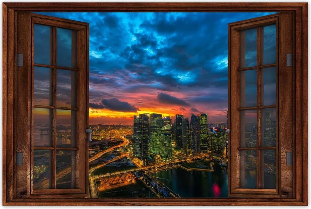 Poszterek 90x60 Városi táj Kilátás