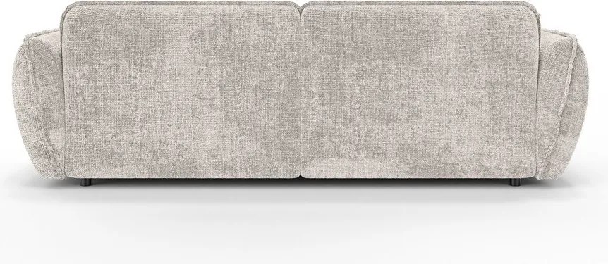 Bézs zsenília sarokkanapé (bal oldali-heverő résszel) Nelia – Ropez