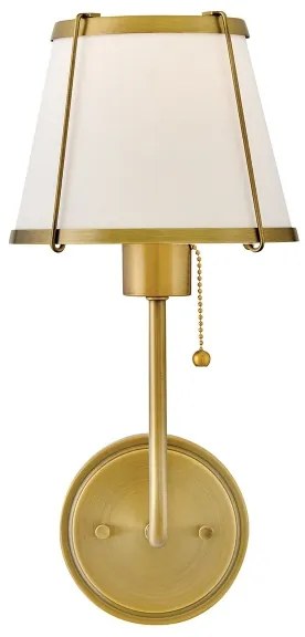 Hinkley HK-CLARKE1-DBR-OW - Fali lámpa CLARKE 1xE27/40W/230V réz/fehér