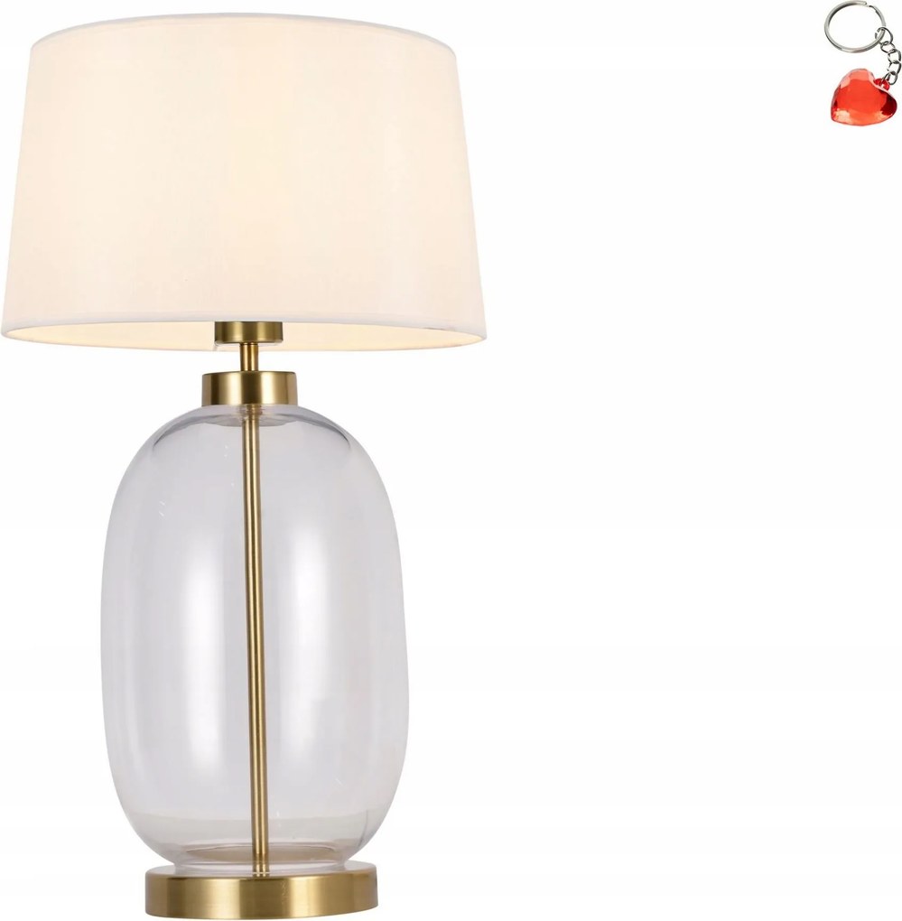 Asztali lámpa Vaze T4108-WH+CL Zuma Line