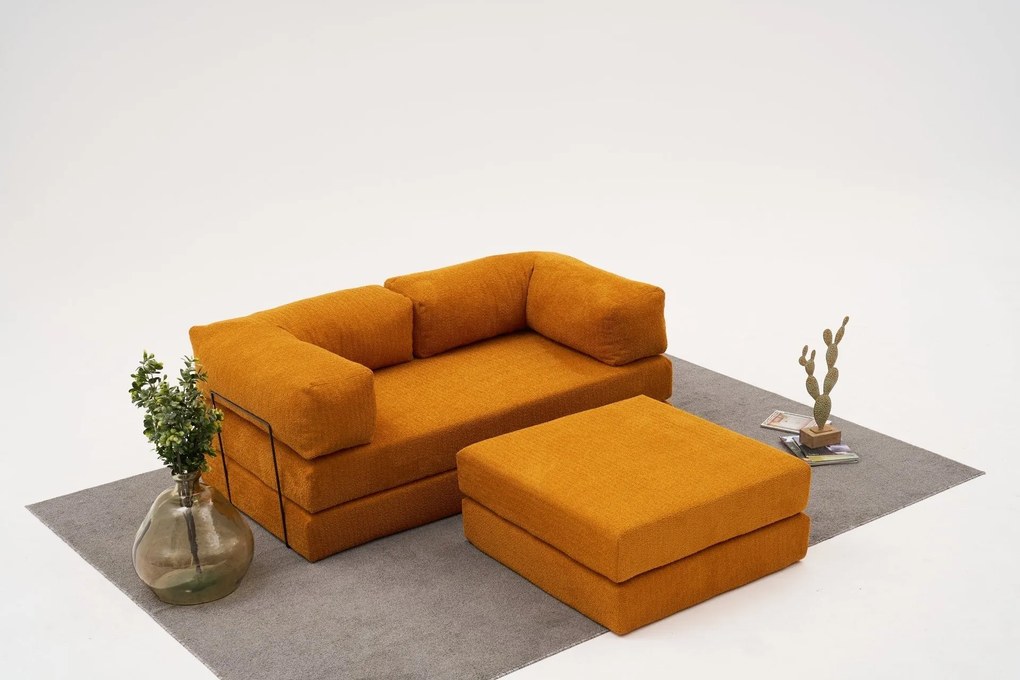 Sarokkanapé Comfort Mini - Narancssárga