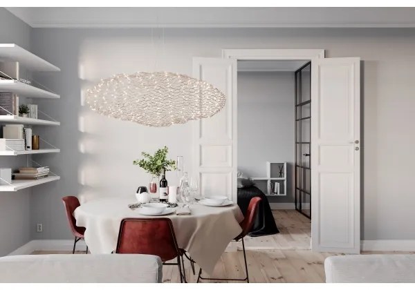 ByRydens 4201260-6501 - LED Csillár zsinóron HAYDEN LED/20W/230V arany