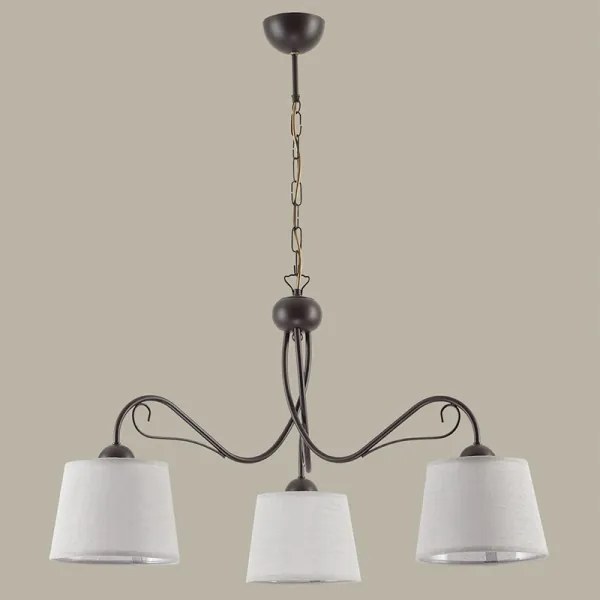 Jupiter 1361 - KM 3 V - Csillár láncon KAMELIA 3xE27/60W/230V