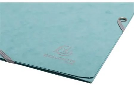 Gumis mappa, prespán, A4, EXACOMPTA Skandi, jégkék (EX55273E)