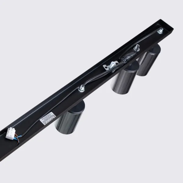 Sollux SL.1372 - Spotlámpa WINX 6xGU10/10W/230V fekete/króm