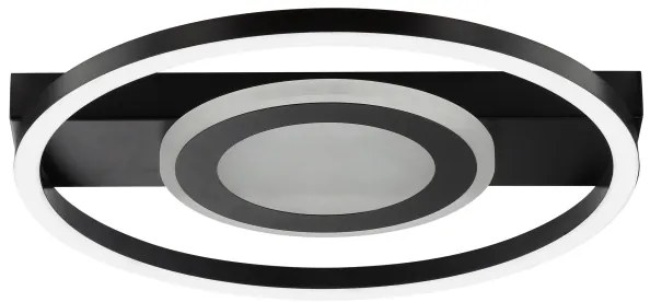 Brilliant -LED RGBW dimmelhető mennyezeti lámpatest MAUREEN LED/20W/230V 3000-6500K fekete+ távirányító