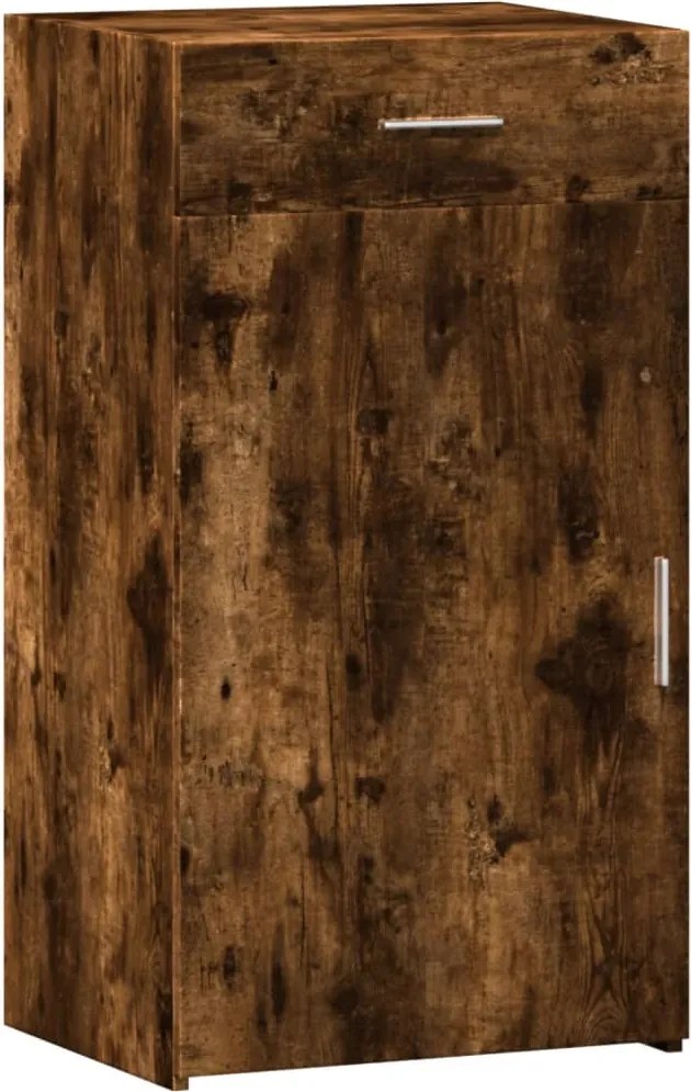 vidaXL füstös tölgy színű szerelt fa tálalószekrény 50 x 42,5 x 93 cm