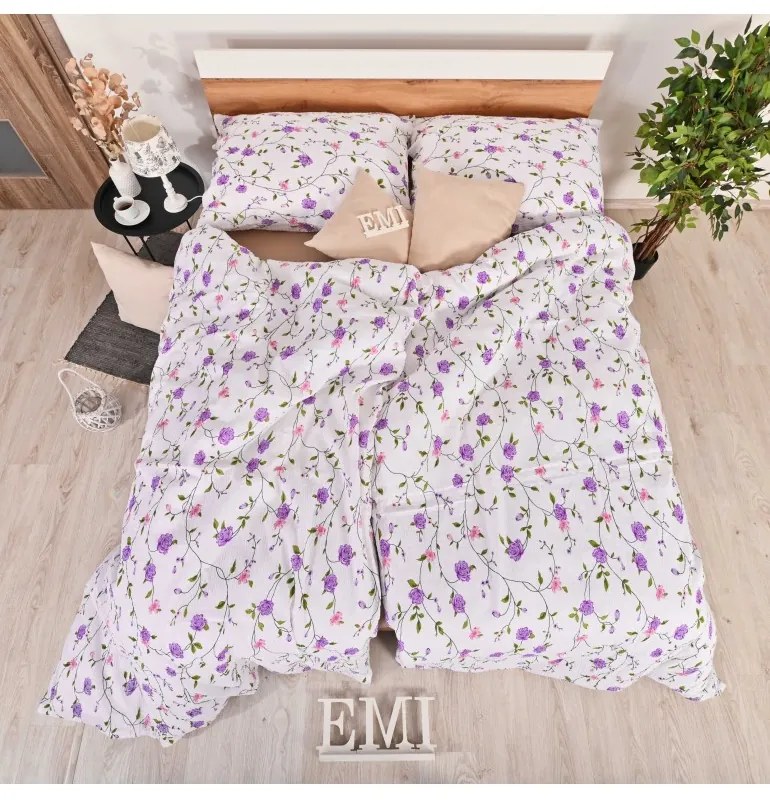 EMI Danna krepp ágyneműhuzat, A standard egyszemélyes ágy szett tartalma: 1x 140x200 + 1x 70x90